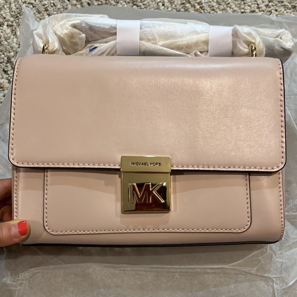 MICHAEL KORS Mindy Leather 38s0ctzl2l Chain Shoulder Bag - Picture 5 of 13